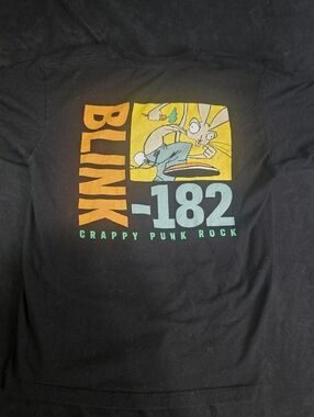 Vintage 90s Blink-182 Crappy Punk Rock Dude Ranch Rabbit T-Shirt Large